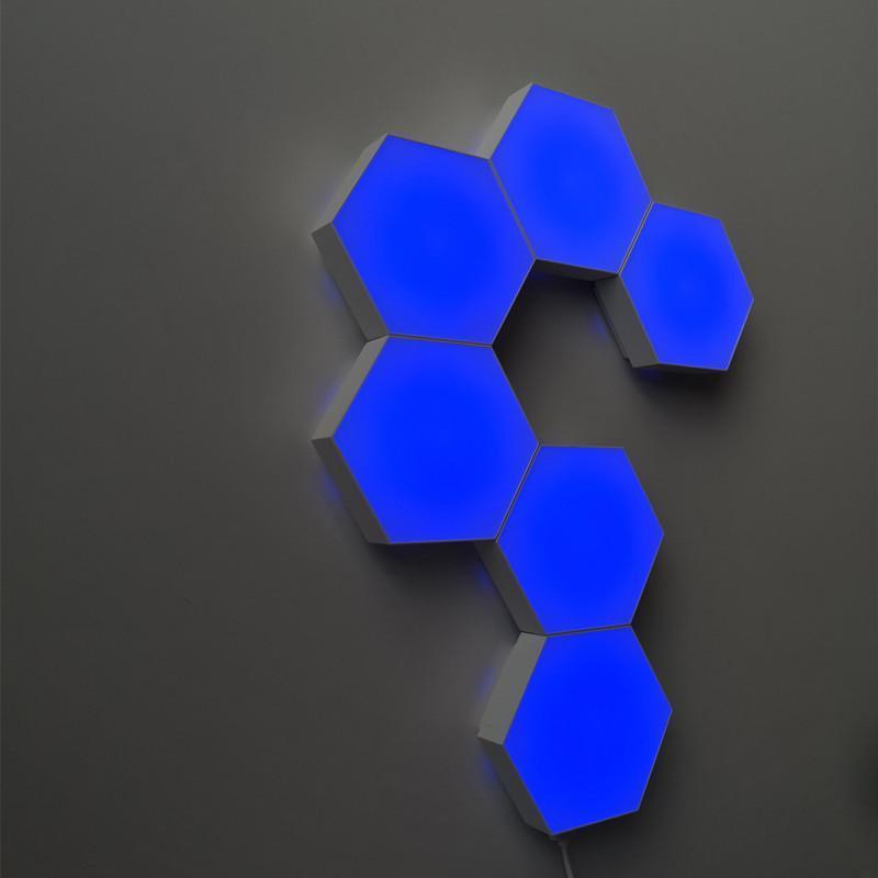 Then simply display on any surface or wall with the included sticky pads or with nails