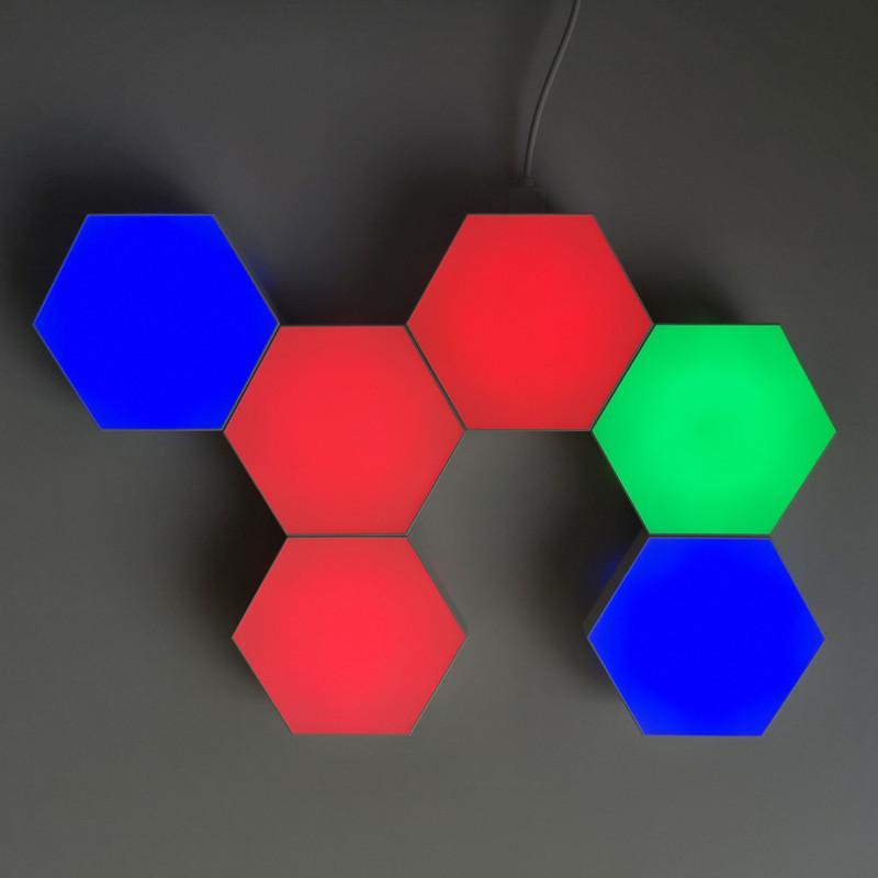 Then simply display on any surface or wall with the included sticky pads or with nails