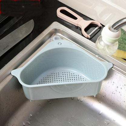 this shelf fits neatly most sinks and any corner