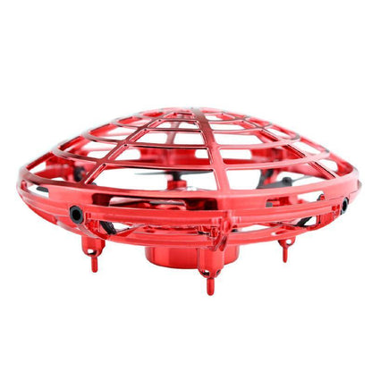 Four propellers ensure that it flies stably and keeps the balance in the air,