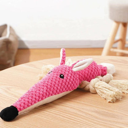 Lighteme Animal Shape Squeak Sound Dog Toy (6 colors)
