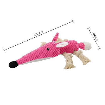 Lighteme Animal Shape Squeak Sound Dog Toy (6 colors)