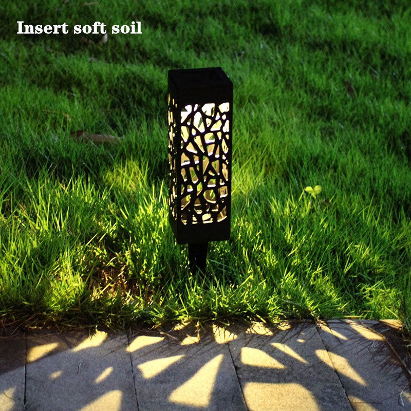 Lighteme 12-Lumen Solar Bollard Light with Tree Design LED 2/4/6/8/12-Pack