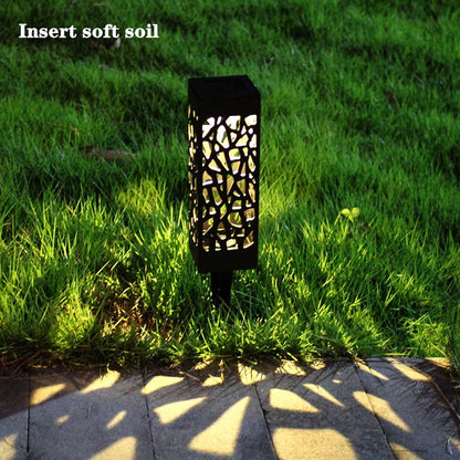 Lighteme 12-Lumen Solar Bollard Light with Tree Design LED 2/4/6/8/12-Pack