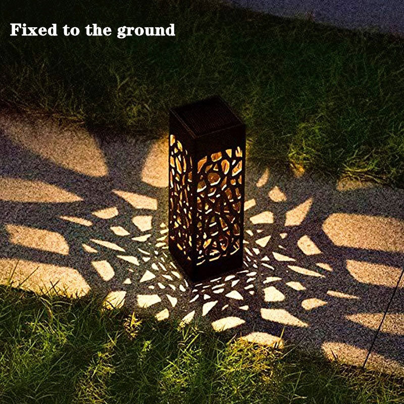 Lighteme 12-Lumen Solar Bollard Light with Tree Design LED 2/4/6/8/12-Pack