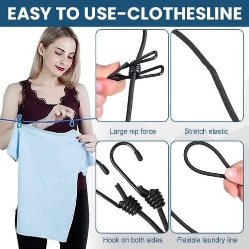Tragbare Wäscheleine von Lighteme für Camping (2 STK)