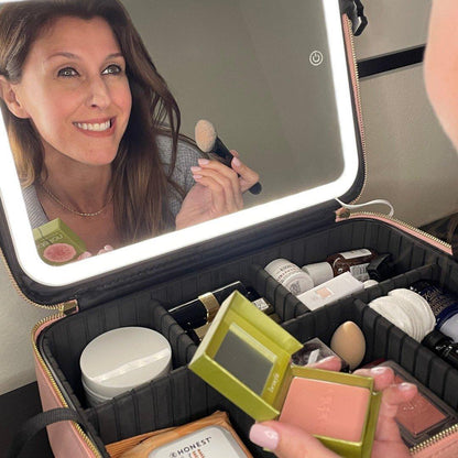 Lighteme LED-Spiegel-Make-up-Reisekoffer