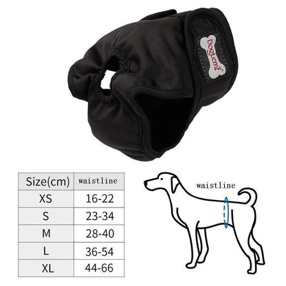 Lighteme 2PCS Machine Washable Dog Physiological Pants (3 Colors & 5 Size)
