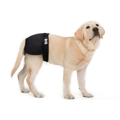 Lighteme 2PCS Machine Washable Dog Physiological Pants (3 Colors & 5 Size)