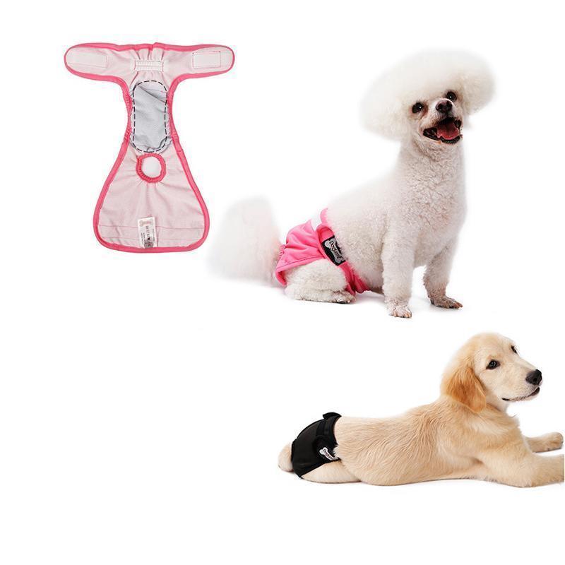 Lighteme 2PCS Machine Washable Dog Physiological Pants (3 Colors & 5 Size)