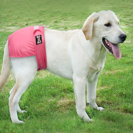 Lighteme 2PCS Machine Washable Dog Physiological Pants (3 Colors & 5 Size)