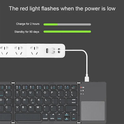 Faltbare kabellose Tastatur von Lighteme