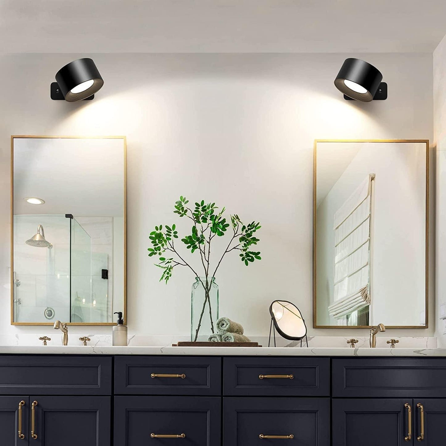 Lighteme LED wall light, wireless