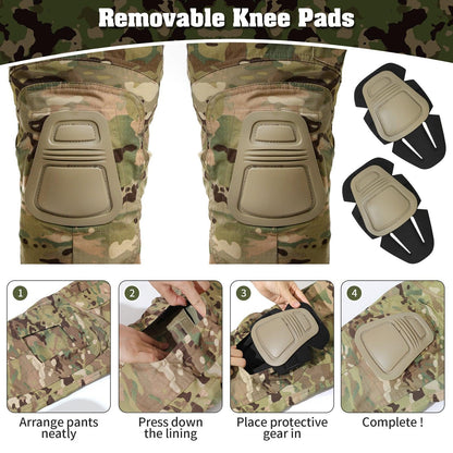 Lighteme Men's G3 Assault Frog Suit and BDU Multicam Camo Men's Tactical Uniform