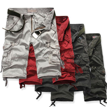Ihrtrade - Washed Soft Cotton Cloth Men Cargo Tactical Shorts Plus Size (5 Colors),USB C Charger