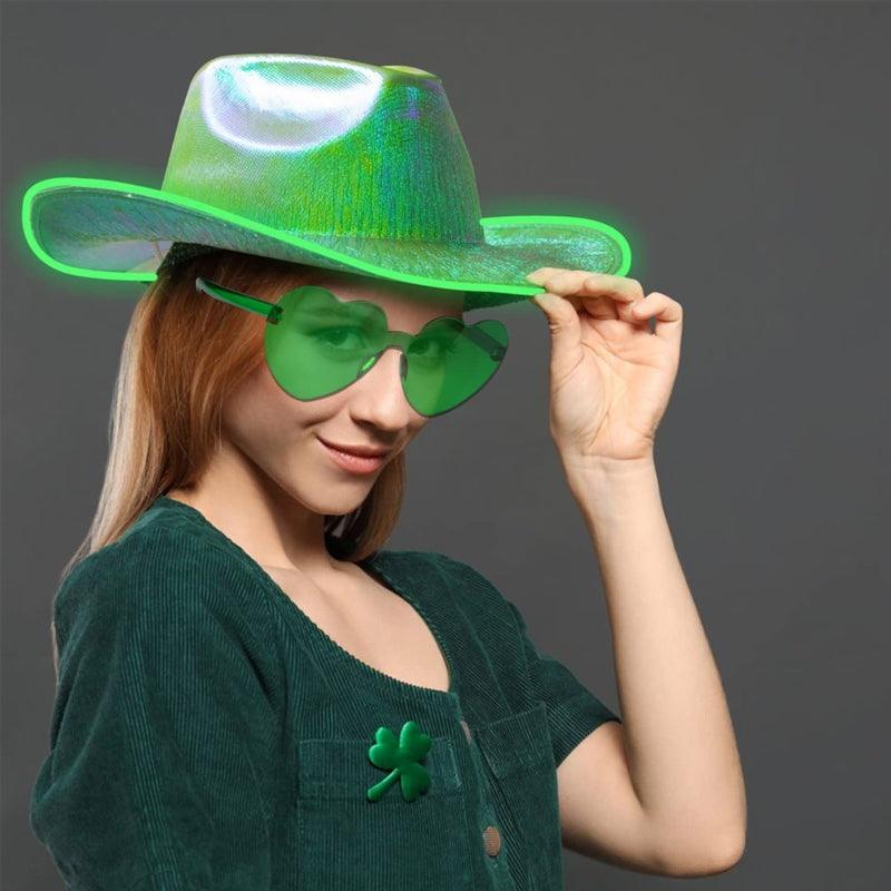 Chapeau de fête de cow-boy à LED Lighteme Lokahat 