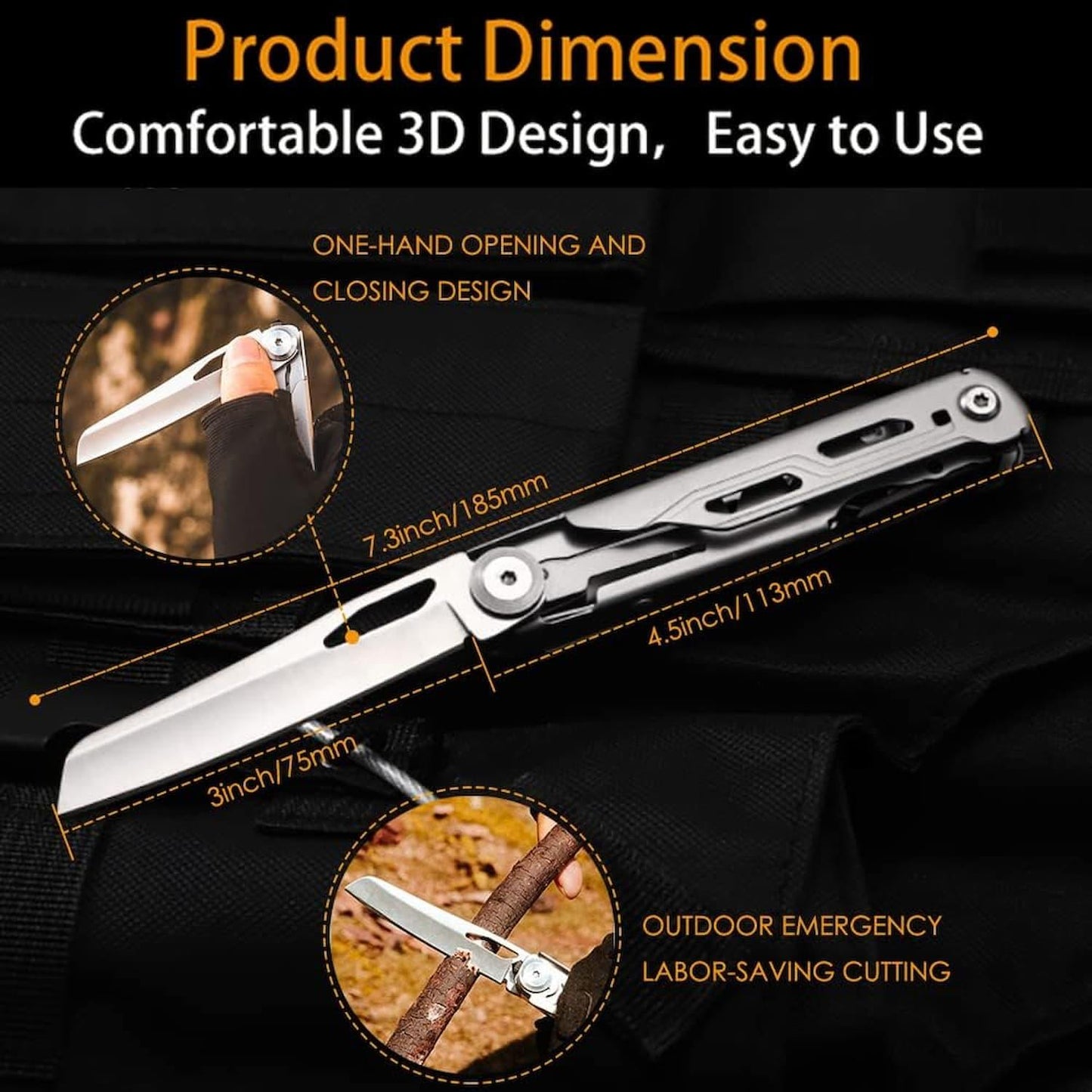 Lighteme Multifunktionswerkzeug Messer – Das beste Multifunktionswerkzeug für jede Situation!
