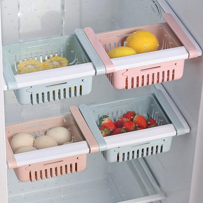 Tiroirs sous étagère Lighteme pour réfrigérateur (3 pièces) (3 couleurs)