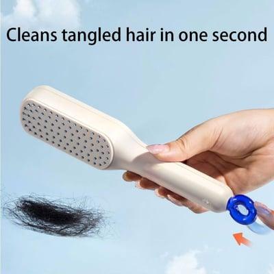 Peigne de massage antistatique autonettoyant Lighteme