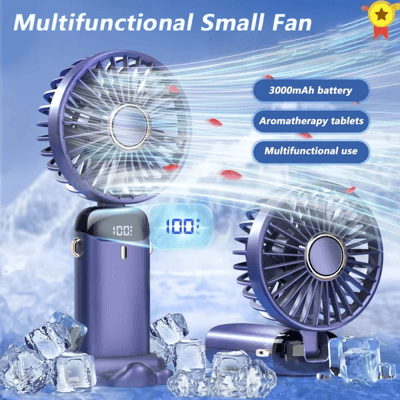 Lighteme Portable Fan with Phone Stand