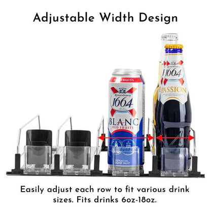 Lighteme Refrigerator beverage storage rack - Finally an organized fridge