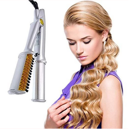 Ihrtrade Titanium 2-Way Rotating Curling Iron