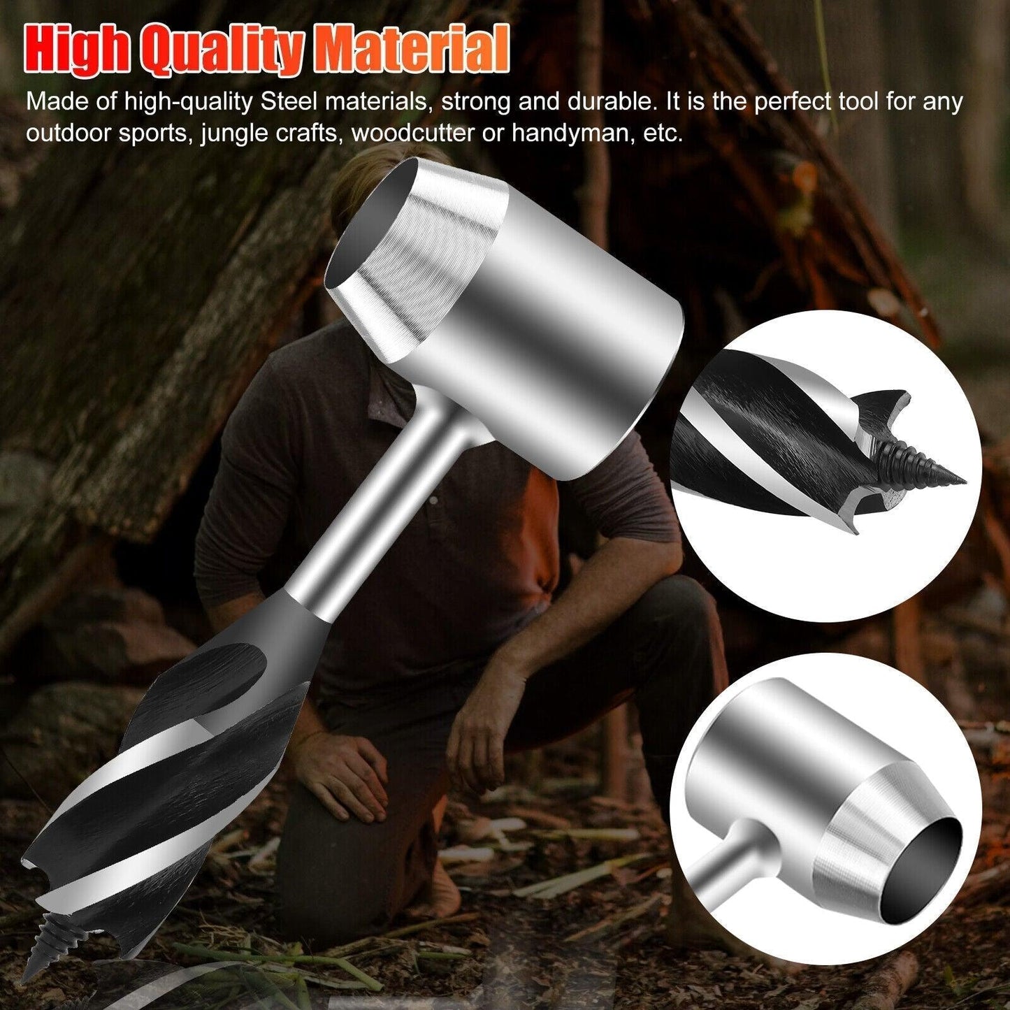 Lighteme Outdoor-Holzbohrwerkzeuge – Haben Sie keine Angst vor dem Unerwarteten!
