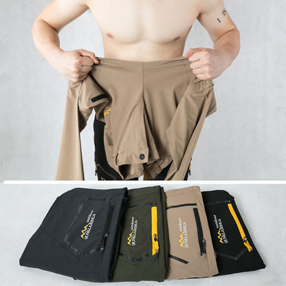 Lighteme Outdoor Quick Dry Pants & Shorts - Stretch hiking pants with two detachable sections