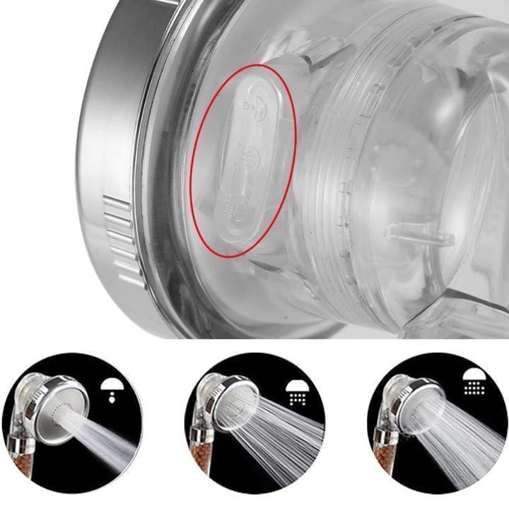 Pommeau de douche haute pression Lighteme 3 modes (7 couleurs)