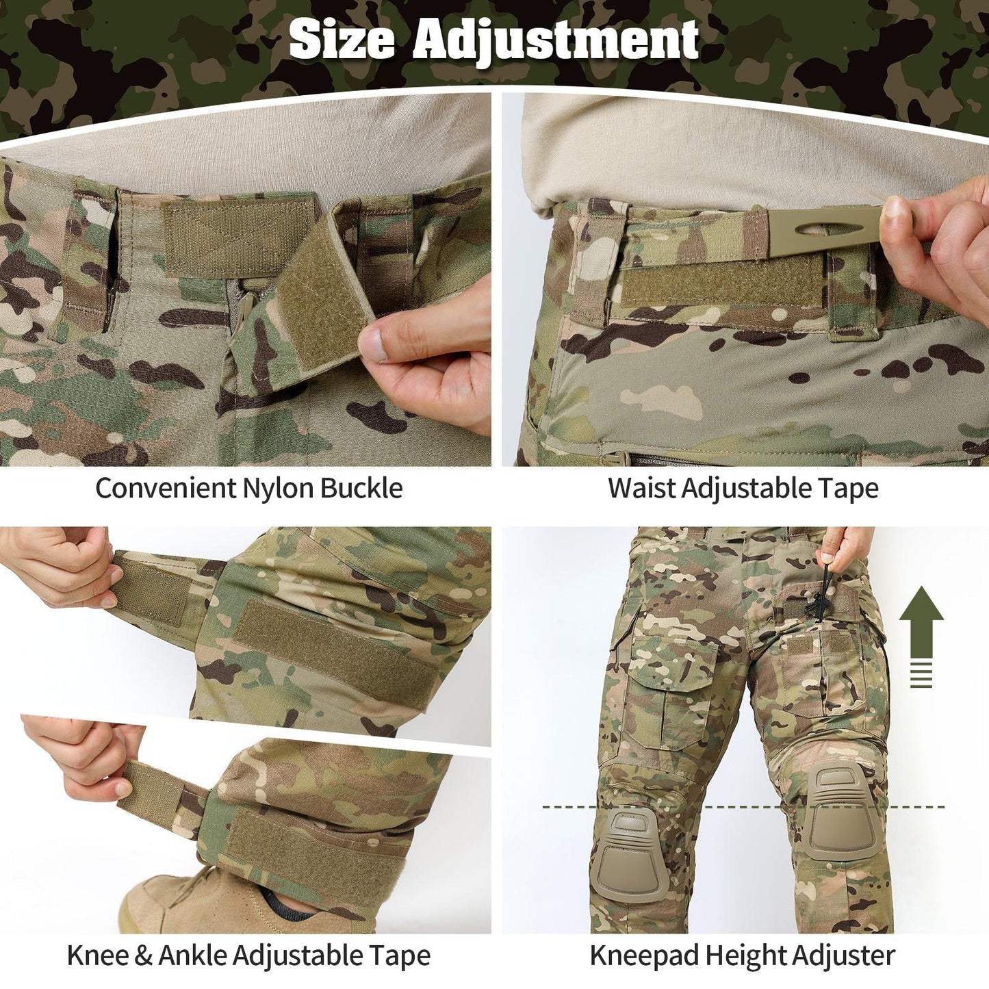 Lighteme Men's G3 Assault Frog Suit and BDU Multicam Camo Men's Tactical Uniform