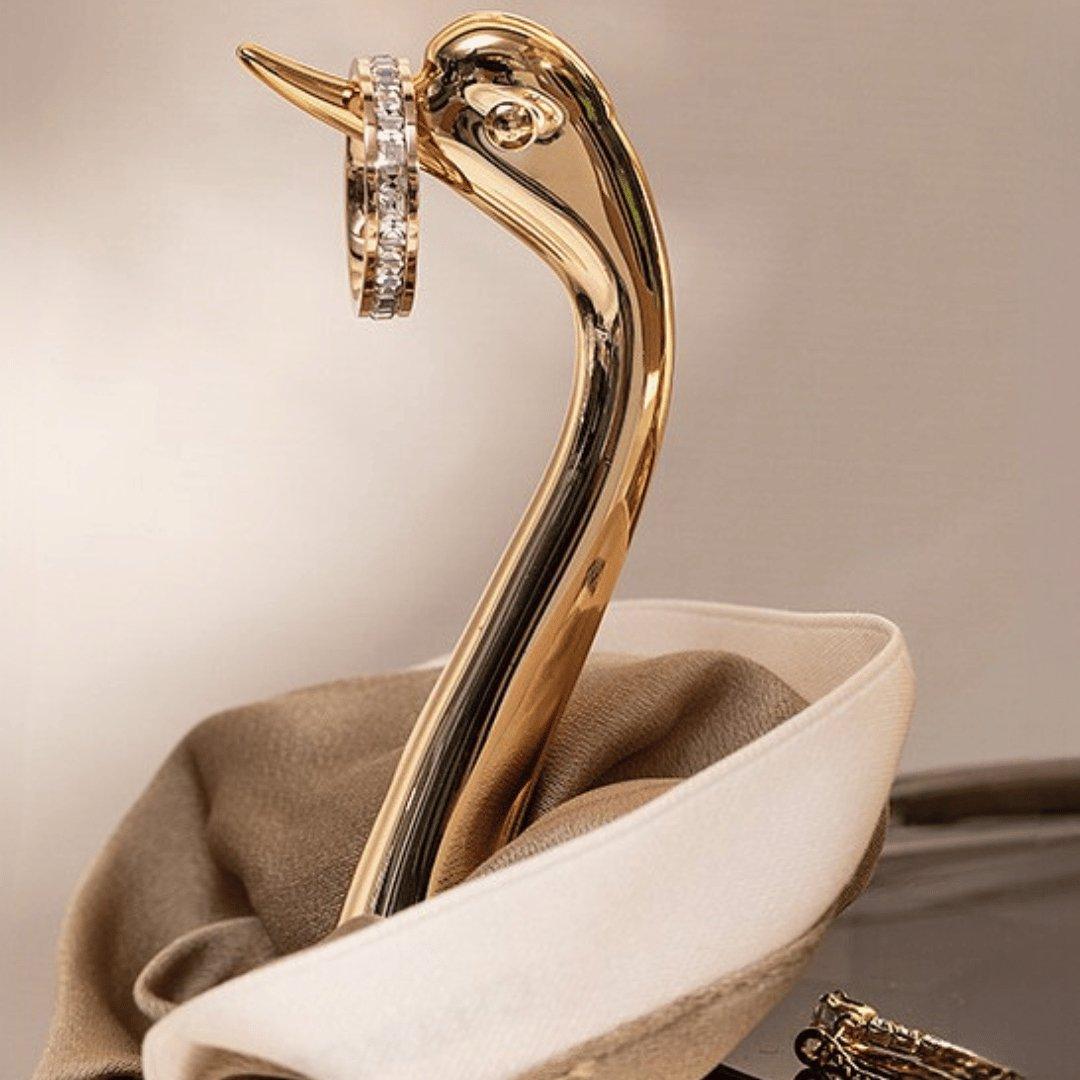 Lighteme Schmuckaufbewahrungsbox in Schwanenform – Ordnen Sie Ihren Schmuck mit Stil!