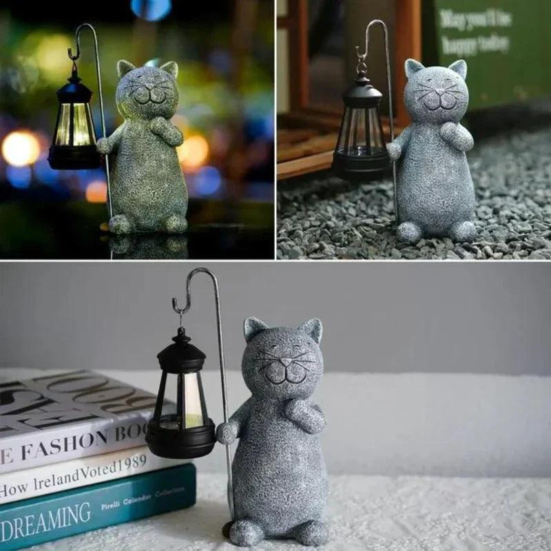 Lighteme Cat Lantern Solarbetriebene Beleuchtung