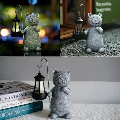 Lighteme Cat Lantern Solarbetriebene Beleuchtung