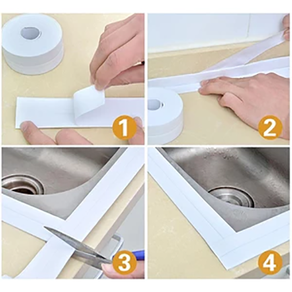 Lighteme Waterproof Repair Tape for Bathtub Bathroom Kitchen (2 colors & 2 sizes)