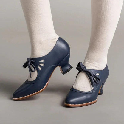 Chaussures orthopédiques à talons hauts en cuir Lighteme pour femmes