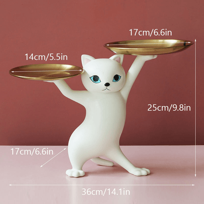 Lighteme Kreativer Katzen-Halteteller