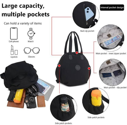 Sac à dos hydrofuge portable pour femme Lighteme