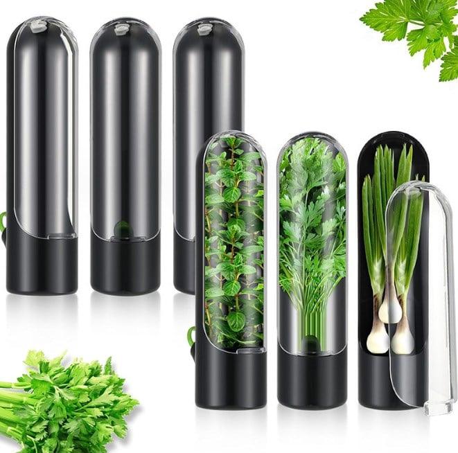 Contenants de conservation pour légumes et herbes aromatiques Lighteme pour préserver la fraîcheur | ACHETEZ-EN 1, OBTENEZ-EN 1 GRATUITEMENT (2 PIÈCES)
