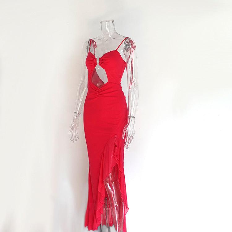 Sexy rückenfreies Kleid mit Schnürung von Lighteme