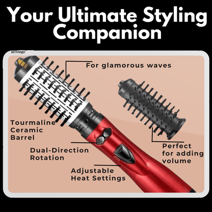 Lighteme 2-in-1 rotierender Haartrockner und Styler