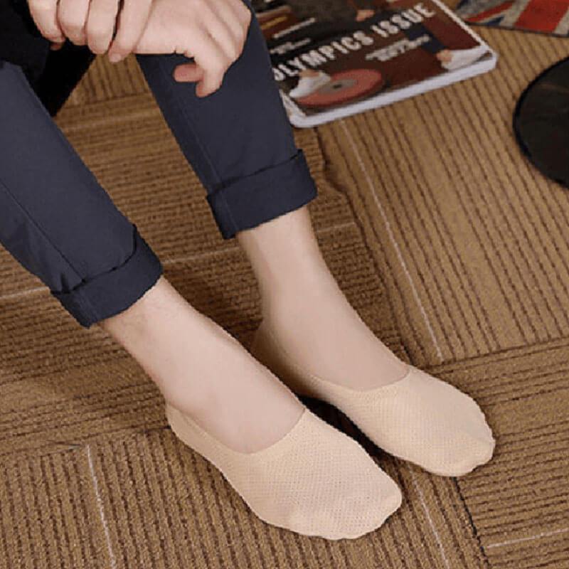 Chaussettes confortables et respirantes en soie glacée Lighteme (lot de 4) (5 couleurs)
