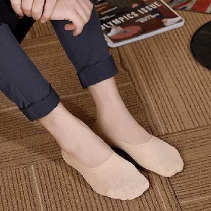 Chaussettes confortables et respirantes en soie glacée Lighteme (lot de 4) (5 couleurs)