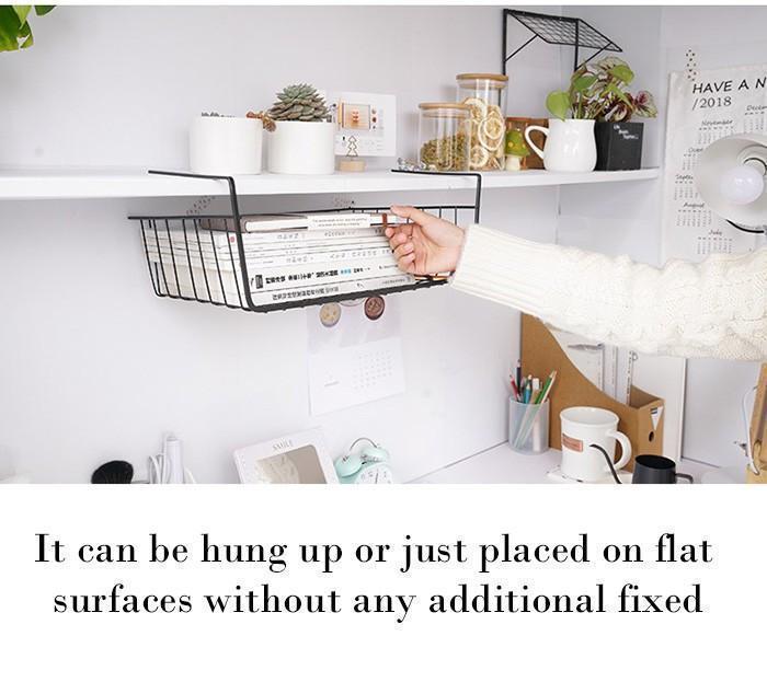 Lighteme Under Shelf Basket Organizer (2 types & 3 colors & 2 sizes)