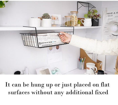 Lighteme Under Shelf Basket Organizer (2 types & 3 colors & 2 sizes)