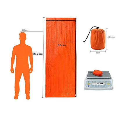 Sac de couchage chaud de camping d'urgence Lighteme
