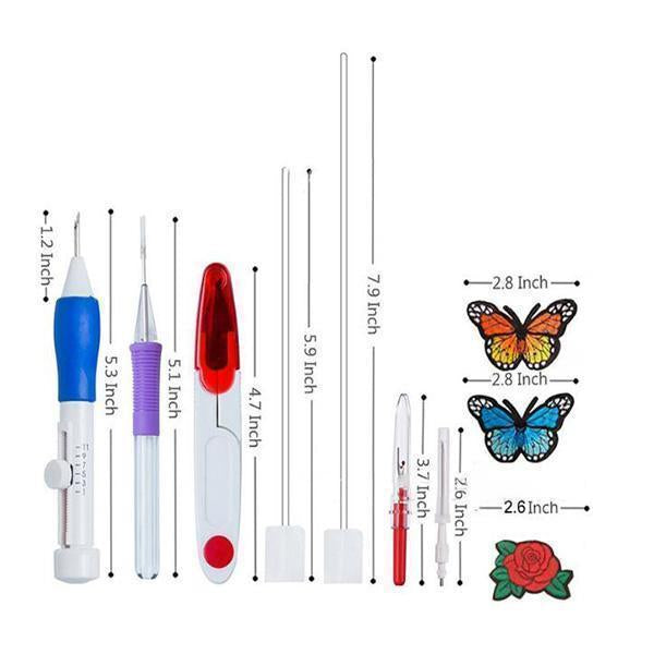 Lighteme Rainbow Color Embroidery Threading Tool 136 Sets