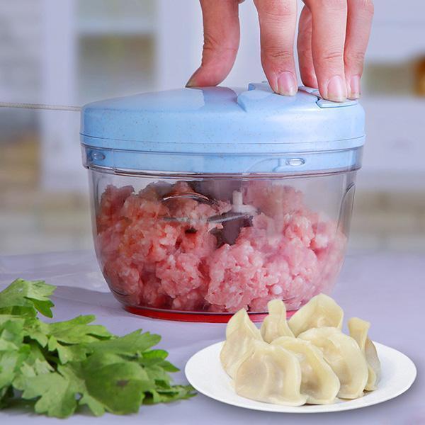 Lighteme Manual Pull Rope Vegetable Garlic Cutter