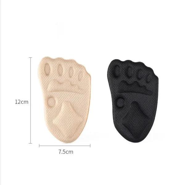 (1 paire + 1 paire gratuite) Lighteme Care Foot - Coussinets auto-adhésifs pour chaussures d'avant-pied 