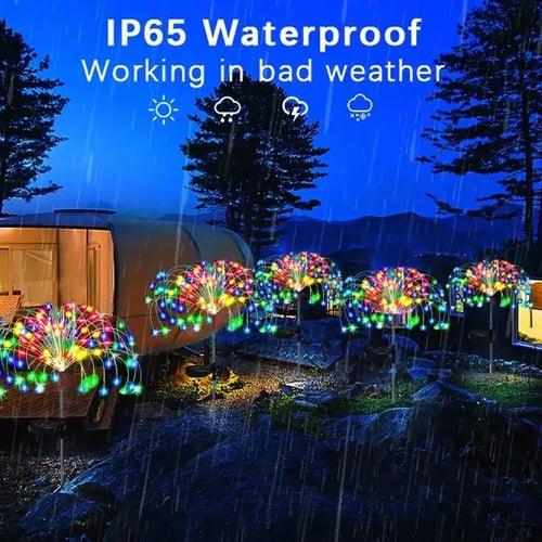 Wasserdichte Solar-Feuerwerkslampe für den Garten von Lighteme | 1 KAUFEN, 1 GRATIS ERHALTEN (2 STÜCK)