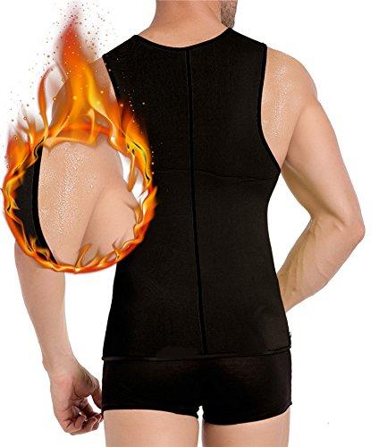 Lighteme Herren-Saunaweste zur Taillenformung ~ Verbrennen Sie Bauchfett!
